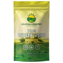 White Vein Kratom Capsules-16 Ounces (448 Grams)
