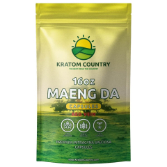  Maeng Da Kratom Capsules - Red Vein-16 Ounces (448 Grams)